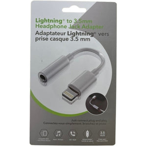 Lightning To 3.5mm Adapter ( 9.99 )