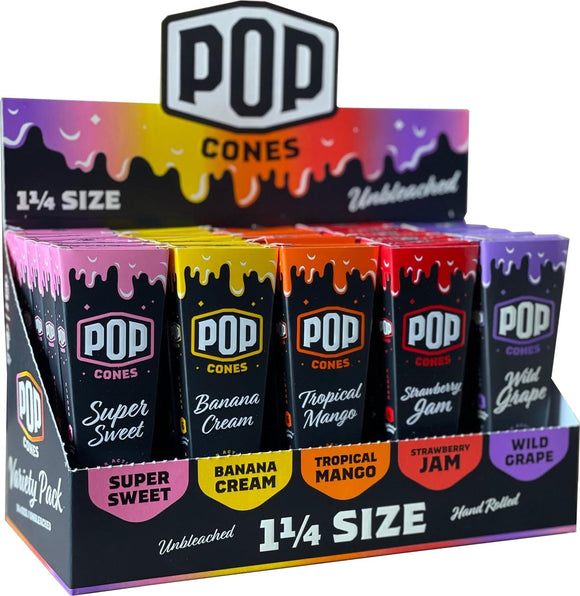 Pop Cones 1 1/4 Variety Display  (4.99)