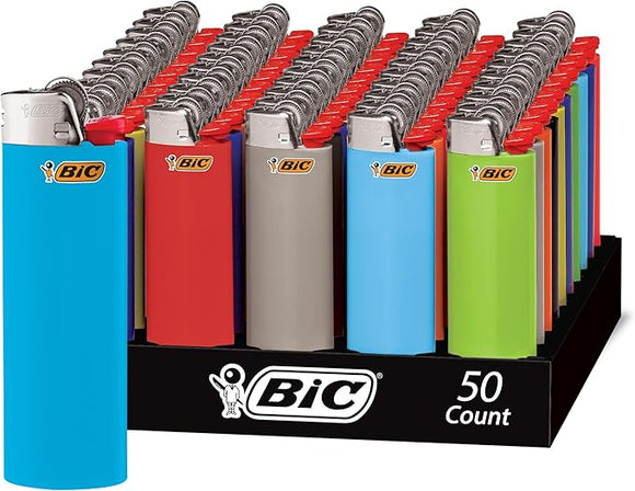 Bic Lighter Large Plain 50pk