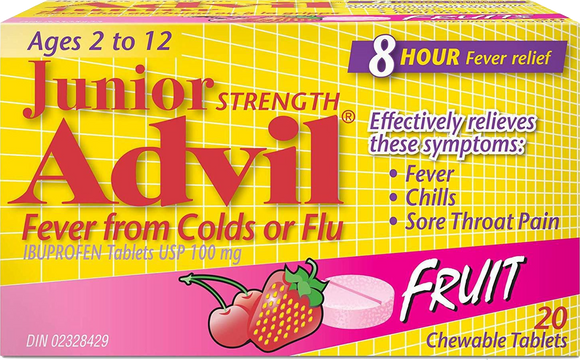 Advil Junior 100mg 20's (15.99)