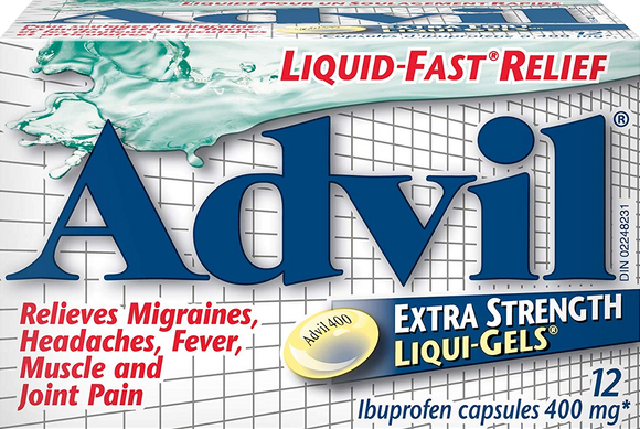 Advil Liqui-Gels 400mg 12's (12.99)