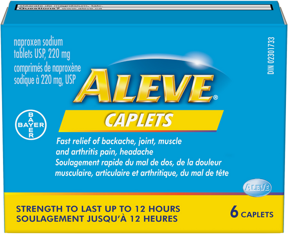 Aleve Caplets 6's (3.99)