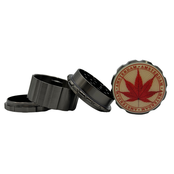 Grinder Leaf Glow 55mm 4PC (16.99)