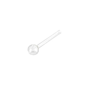 Glass Straight Bubble Pipe 4"  (2.00 )
