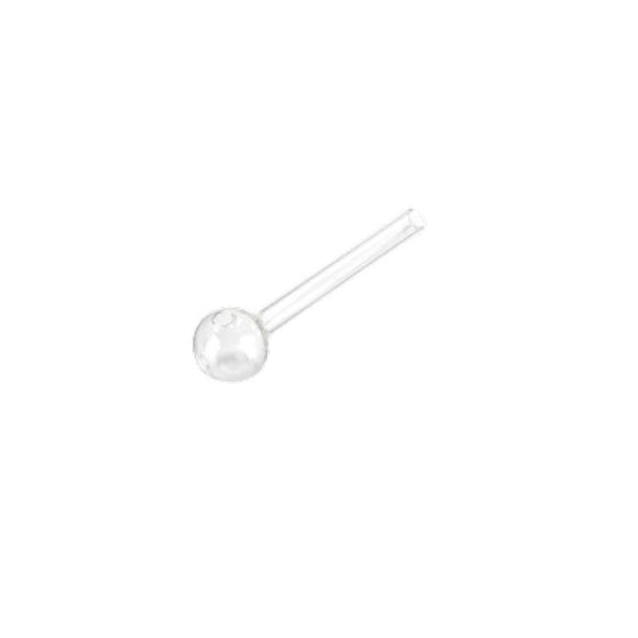 Glass Straight Bubble Pipe 4