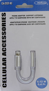 Lightning To 3.5mm Adapter ( 9.99 )