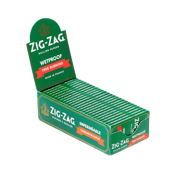 ZIG ZAG Wet Proof Green Papers 25PK (2.99)