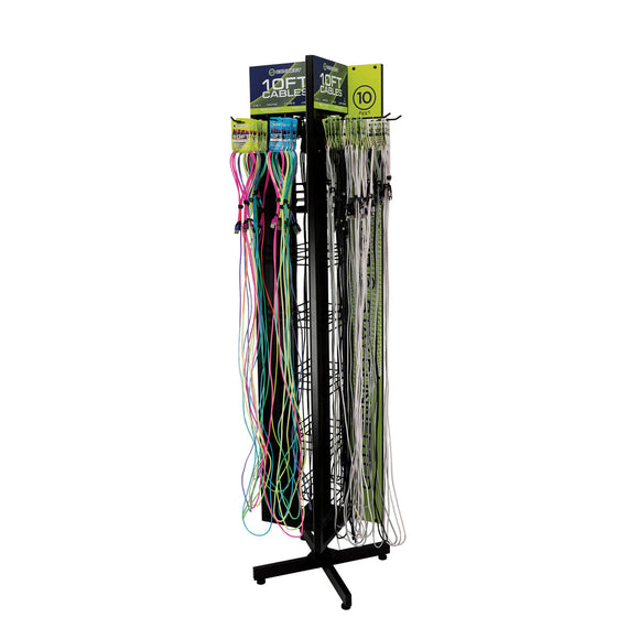 Connect 10FT Phone Cords Metal Display. (12.99 to 14.99)