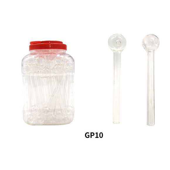 Glass Bubble Pipe Display– Clear  6