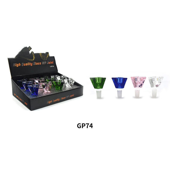12 Pcs Triangle Glass Bowl Display (9.99)