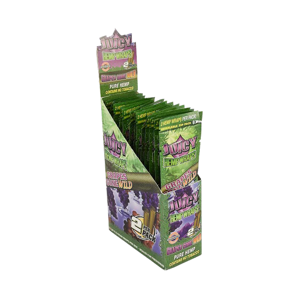 Juicy Jay Hemp Wraps Grapes (25/Display) (1.99)