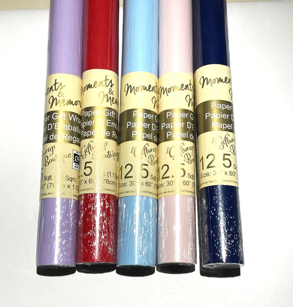 30 x 60 Wrapping Paper Roll ( 3.99 )