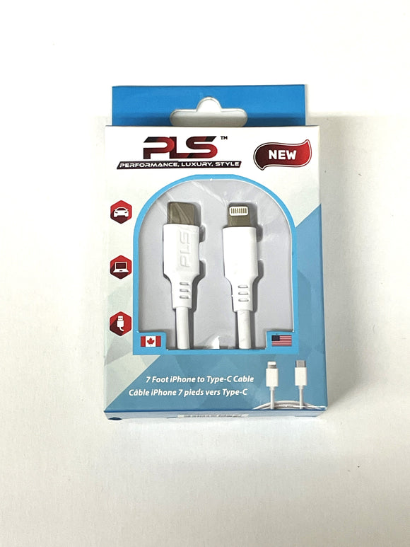PLS iphone toType-C 7' Cable (9.99)