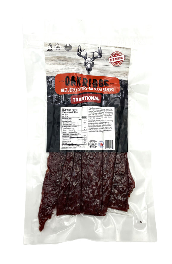 Oakridge Traditional Beef Jerky Strips ( 12.00 )