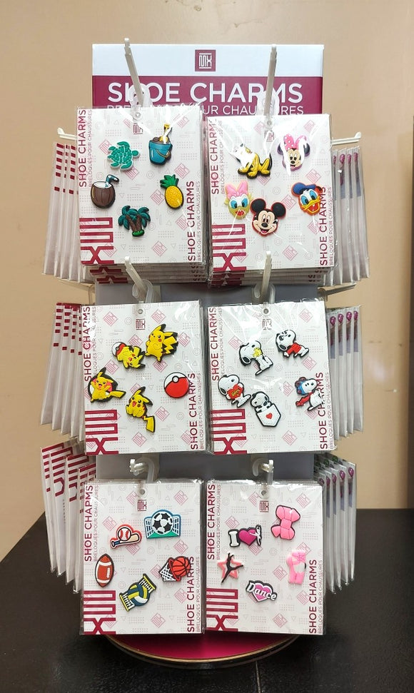 Shoe Charm Display 108 Asst Units ( 7.99 )
