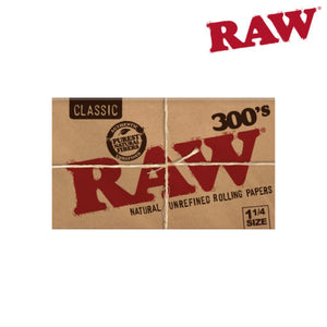 Raw Rolling papers 300's 40pcs (4.99)