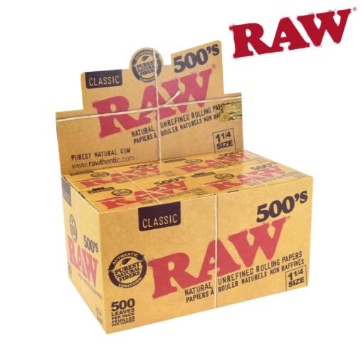 Raw 500 Rolling Papers 20pk/cs