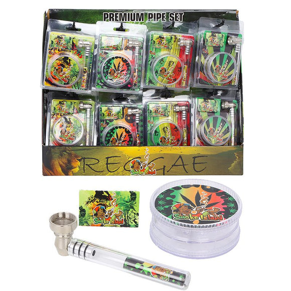 Metal Pipe & Grinder Display  (9.99)
