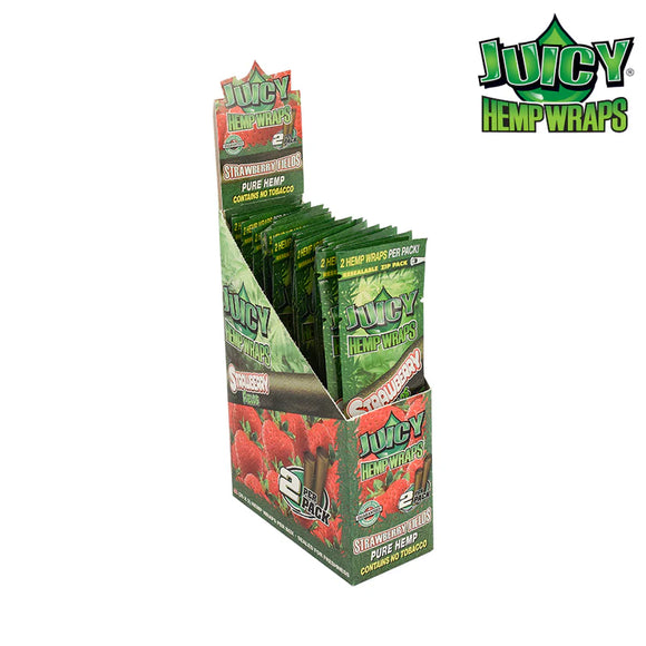Juicy Jay Hemp wraps Srawberry (25/Display) (1.99)