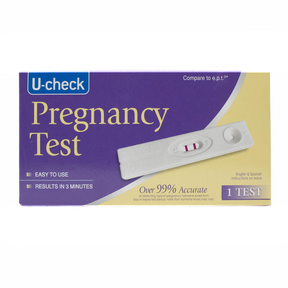 U-Check Pregnancy test (4.99)