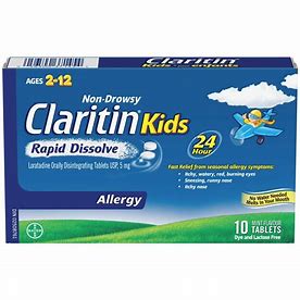 Claritin Kids Allergy 10ct  (14.99)