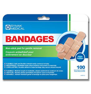 Bandages - Plastic 100pcs  (3.99)