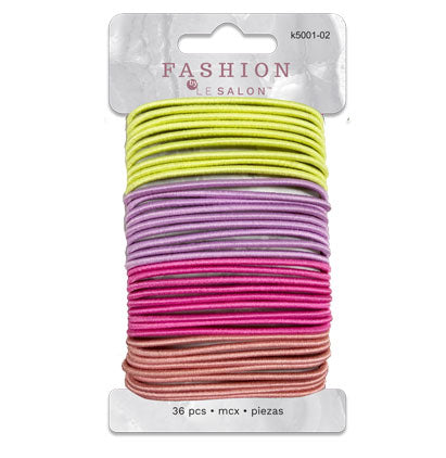 Hair Elastics Pastel 36pcs  (2.99)