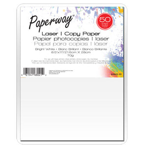 Laser Copy Paper - 50 8.5" X 11" (2.99)