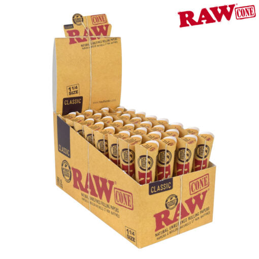 RAW 1 1/4 Cone 6pcs (3.49)