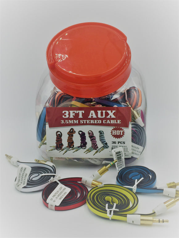 Aux Cable 3.5mm  3ft (3.99)