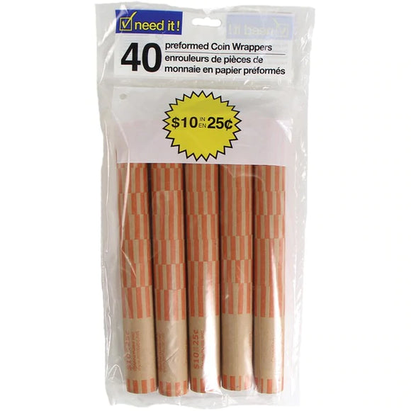 40 Coin Tubes .25 (1.99)