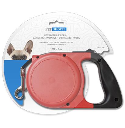 Retractable Lrg Leash 16' (15.99)