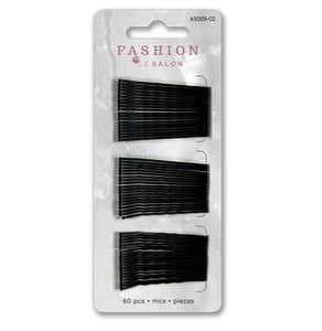Bobby Pins Black 60pcs (2.49)