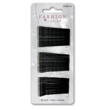Bobby Pins Black 60pcs (2.49)