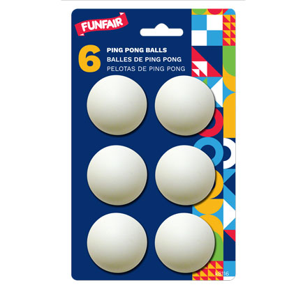 Ping Pong Balls 6pcs (3.99)