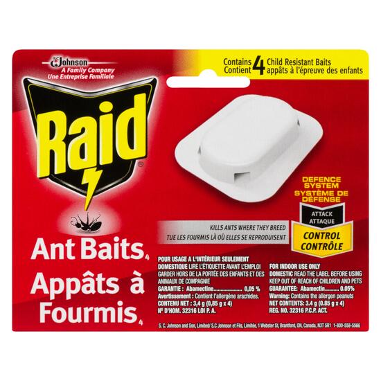 Raid Ant Traps - 4 Traps (7.99)