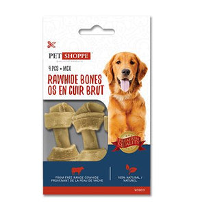 Rawhide Bones Mini 4pk (2.99)